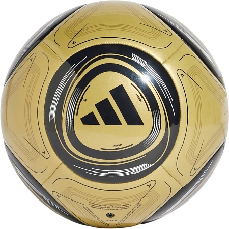 Мяч Adidas Messi Club IX4070 (размер 5, черный/золото)