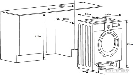 Стиральная машина Midea WMB6121