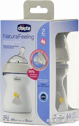 Бутылочка для кормления Chicco Natural Feeling 00081323300000 (250 мл)