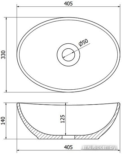 Умывальник Mexen Elza MEX-21014093