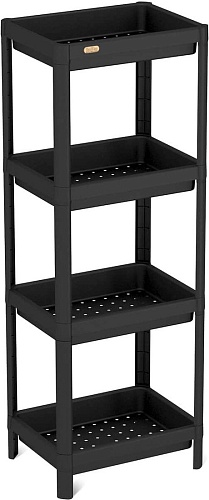 Стеллаж Sheffilton SHT-SS25-4 (черный)