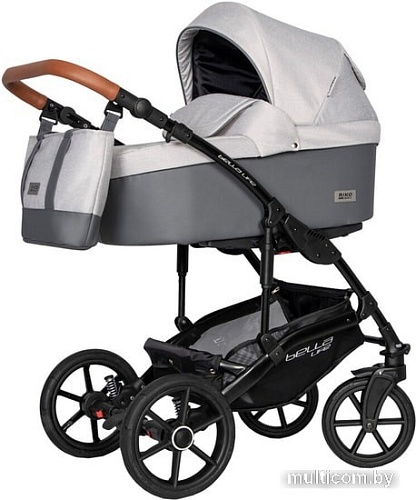 Универсальная коляска Riko Basic Bella Life (3 в 1, 01, grey fox)