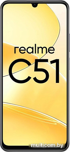 Смартфон Realme C51 RMX3830 4GB/64GB (угольно-черный)