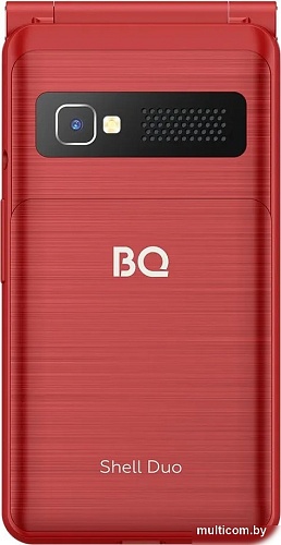 Кнопочный телефон BQ BQ-2412 Shell Duo (красный)