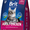 Сухой корм для кошек Brit Premium Cat Adult Chicken 2 кг