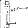 Душевой гарнитур Hansgrohe Raindance Select S 150 (27802400)