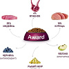 Сухой корм для собак Award Puppy All Breed для щенков всех пород с ягненком и индейкой с добавлением яблока и черники 12 кг