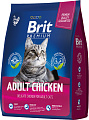 Сухой корм для кошек Brit Premium Cat Adult Chicken 2 кг