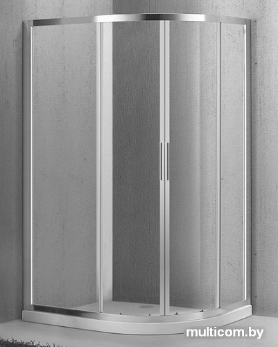 Душевой уголок BelBagno SELA-RH-2-100/80-Ch-Cr 100x80 (стекло шиншилла)