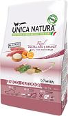 Сухой корм для кошек Unica Natura Unico Outdoor с уткой, рисом и апельсином 350 г