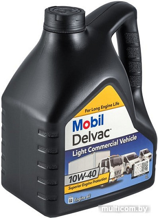 Моторное масло Mobil Delvac Light Commercial Vehicle 10W-40 4л