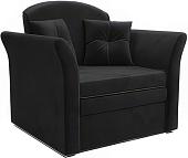 Кресло-кровать Мебель-АРС Малютка №2 (велюр, черный НВ-178 17)