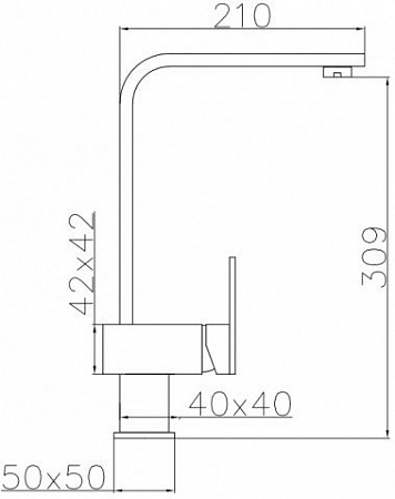 Смеситель Oulin OL-8075S