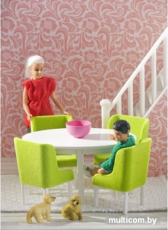 Мебель для кукольного домика Lundby Обеденная группа 60209000