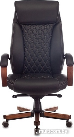 Кресло Бюрократ T-9924WALNUT (черный)