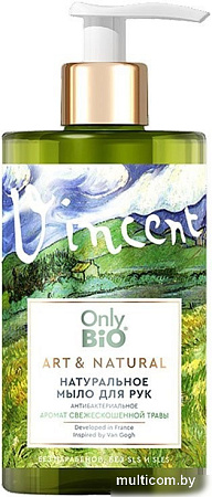 Only Bio Мыло жидкое Art & Natural Антибактериальное Свежескошенная трава (420 мл)
