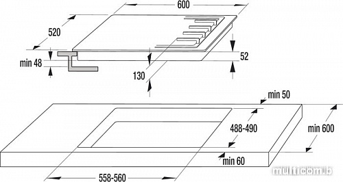 Варочная панель Gorenje GGW6DX