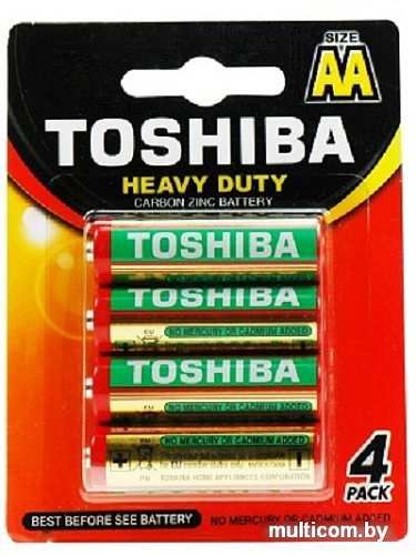 Батарейки Toshiba Heavy Duty R6KG