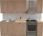 Кухня Хоум Лайн Луиза 1700 (древесина шорвуд/древесина шорвуд)