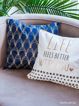 Декоративная подушка Вещицы NGB-37 (синий)