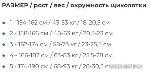 Чулки компрессионные RelaxSan Basic 970, 280 den, 2 кл.к. (22?27mmHg, р.4, черный)