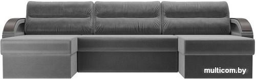 П-образный диван Лига диванов Форсайт 100833 (серый)