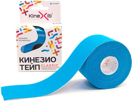 Тейп Kinexib Classic 5 см x 5 м (синий)