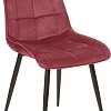 Стул Signal Chic Velvet Bluvel 59 (бордовый/черный)