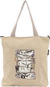 Сумка шоппер Ecotope 377-H854-LGR (светло-серый)