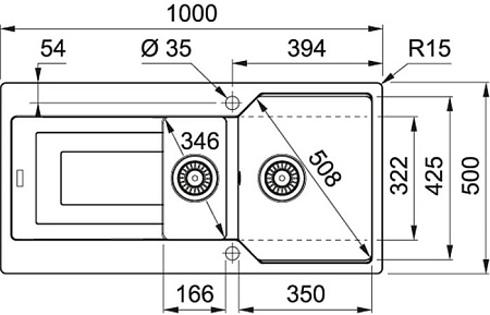 Кухонная мойка Franke UBG 651-100 (белый)
