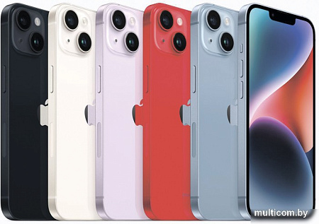 Смартфон Apple iPhone 14 128GB Восстановленный by Breezy, грейд A (синий)