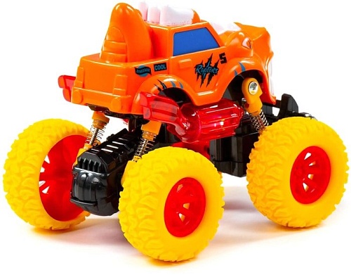 Игрушечный транспорт Полесье Монстр Ралли-Раптор автомобиль 79794 (оранжевый/красный)