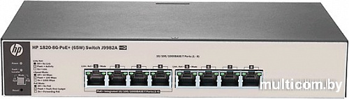 Коммутатор HP 1820-8G-PoE+ (J9982A)