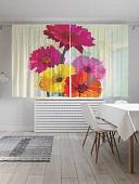 Комплект штор JoyArty Цветочная картина маслом 1.45x1.8 м (2 шт)