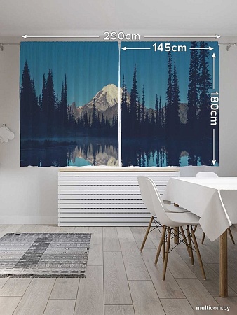 JoyArty Ночное отражение горы p_22015 (145x180)