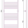 Полотенцесушитель Сунержа Богема+ прямая 1500х500 071-0220-1550