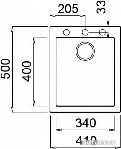 Кухонная мойка Elleci Quadra 100 Aluminium 79