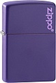 Зажигалка Zippo Classic Purple Matte Zippo Logo 237ZL