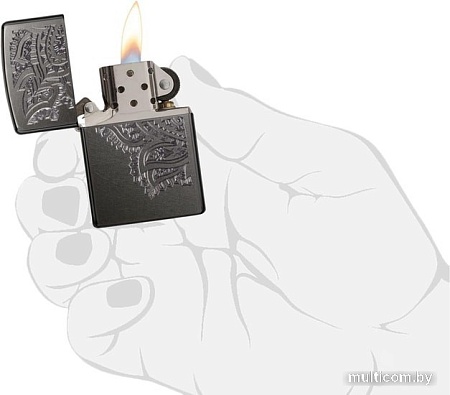 Зажигалка Zippo Iced Paisley 29431-000003