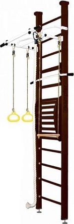 Детский спортивный комплекс Kampfer Helena Maxi Ceiling (3 м, шоколадный/белый)