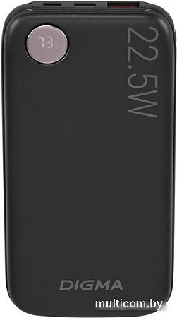 Внешний аккумулятор Digma DGPF10B 10000mAh (черный)