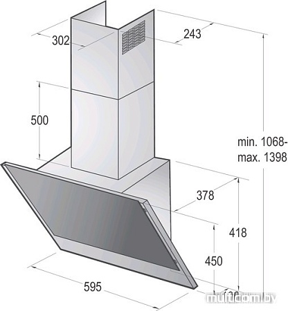 Кухонная вытяжка Gorenje WHI623E3B