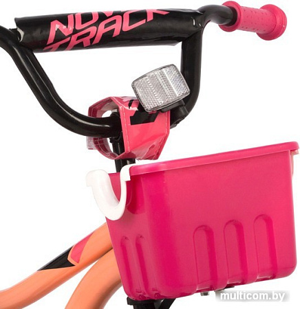 Детский велосипед Novatrack Wind Girl 14 2022 144WIND.CRL22 (коралловый)