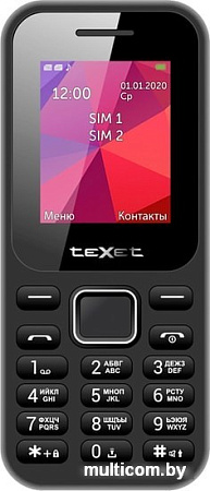 Мобильный телефон TeXet TM-122 (черный)