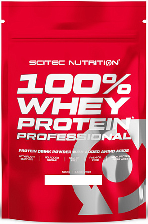 Протеин Scitec Nutrition 100% Whey Protein Professional (шоколад/орех, 500 г)