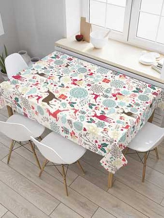 Скатерть JoyArty Новогодние олени tcox_185481_180x145