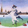Пазл Collaba Puzzle Невское КОТание 962253 (504 эл)