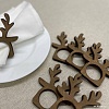 Сервировочная салфетка ОМурМебель с держателем Рога оленя (6шт, серый)