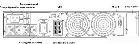 Источник бесперебойного питания Powercom Macan MRT-6000
