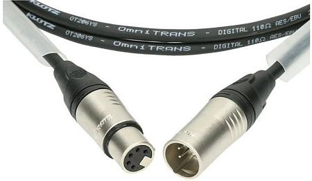 Кабель Klotz DMX5DK1S1000 5-pin XLR - 5-pin XLR (10 м, черный)